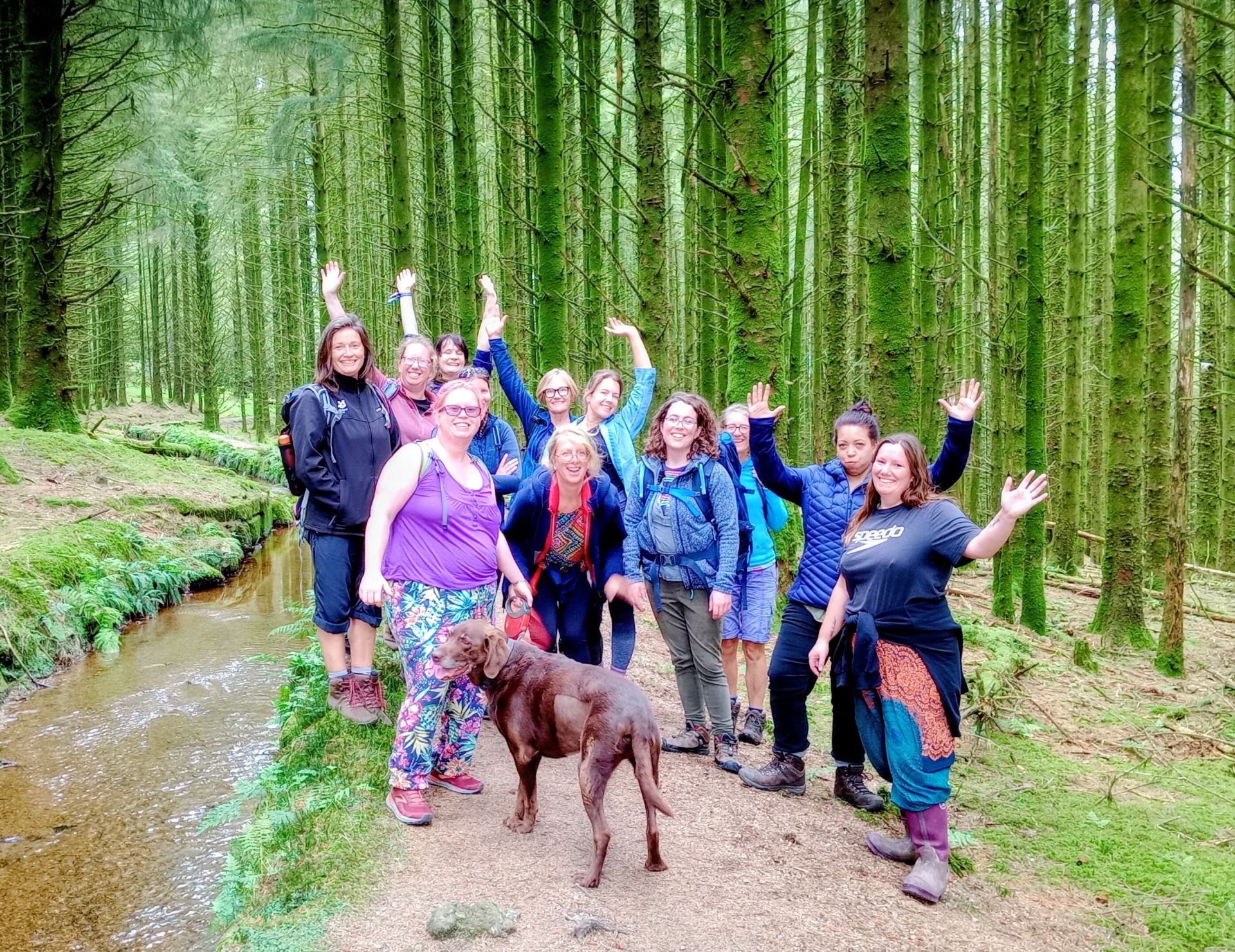 Ladies group walk to Beardown tor